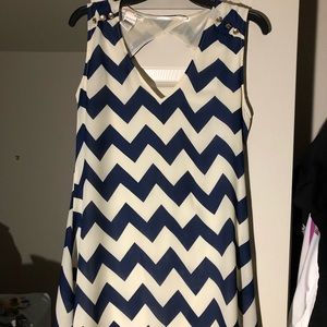 Beautiful dress with stripes for any occasion